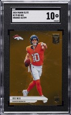 2024 PANINI DONRUSS ELITE ORANGE #175 BO NIX #/399 SGC 10 GM
