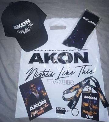 Akon Official Signed Exclusive Nights Like This Tour VIP Limited Edition Package