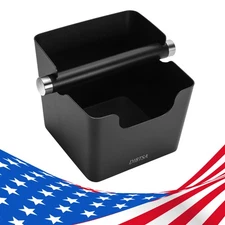 Knock Box Large Capacity Espresso Knock Box for espresso coffee grounds BLACK