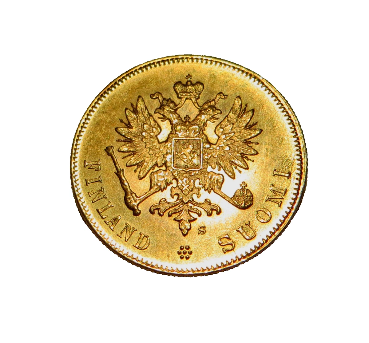 1913年 フィンランド 10マルカ金貨 NGC MS65 1913年 フィンランド 10
