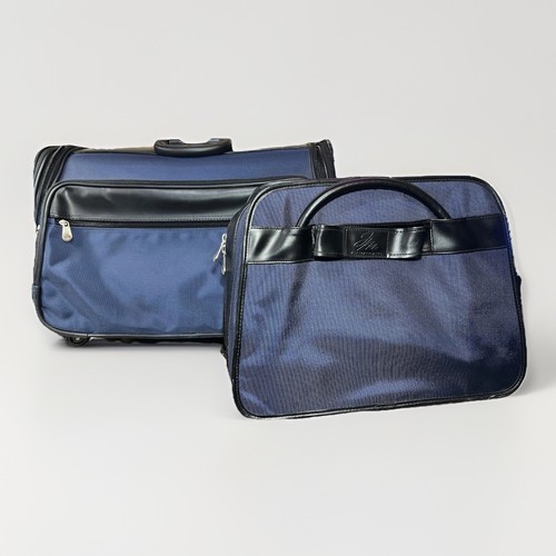 Joy Mangano JM 2er Pack Handgepäck & Reisetaschen auf Rollen Navy/Schwarz