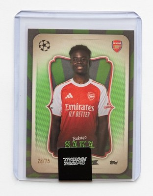 2025-26 Topps Total Football - Bukayo Saka - /75 UCC Greatest Show #675