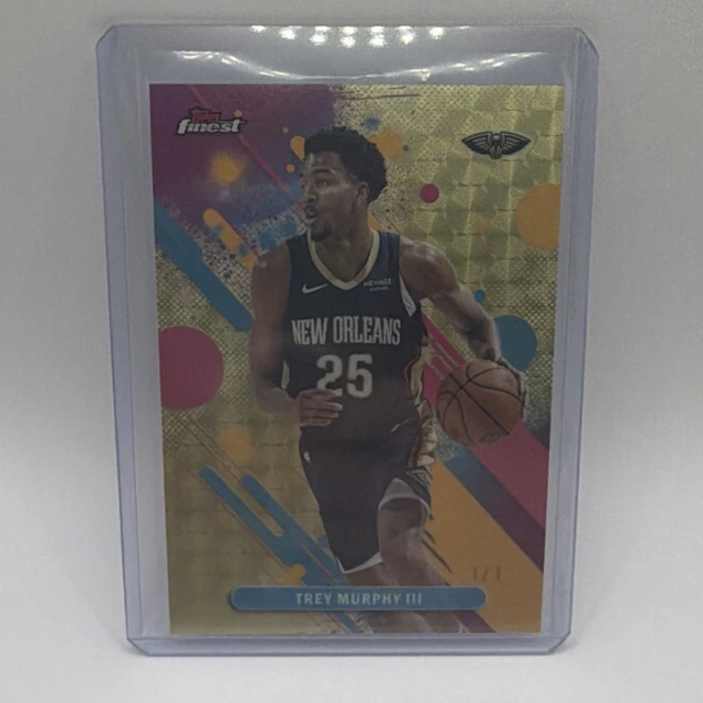 Topps 2025-26 Finest Trey Murphy III New Orleans Pelicans Superfractor 1/1 #177