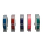 5pcs 3D Embossing Label Tapes 9mm Width 9.8ft Length Thermal Transfer Automa HLF