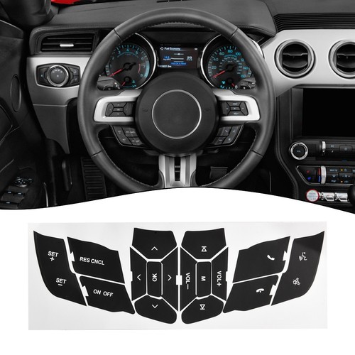 High Grade Vinyl Button Repair Stickers for FORD For MUSTANG 2015 2018 - Foto 3 di 13