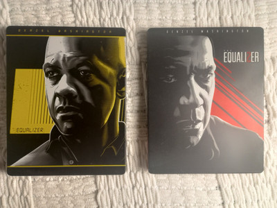 The Equalizer 1 & 2  Steelbook Lot. Price for both. NO MOVIES, ONLY CASES