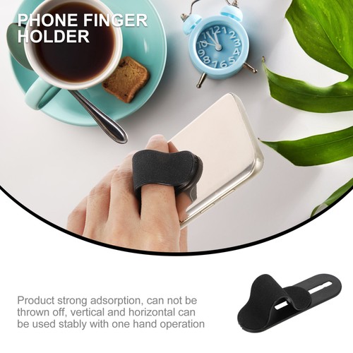 2 Pieces Mobile Phone Ring Holder Grip Pull Adjustable Cellphone Finger Stand - 第 6/12 張圖片