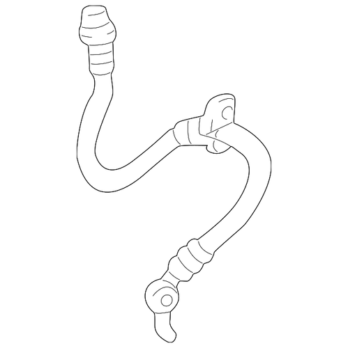 Brake Flex Hose L/Front Toyota RAV4 2001-2005 Genuine Part OEM/New - Picture 2 of 3