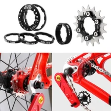 Fixed Gear Cassette Cog Freewheel Single Speed Sprocket for 7 Black