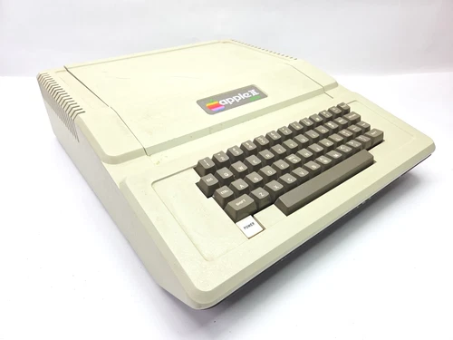 Apple II Plus Personal Home Computer A2S1048 Vintage For Parts or Repair 238115