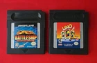 Battleship Uno Game Boy Color Nintendo GBC Board Game Classics Lot 2 Games