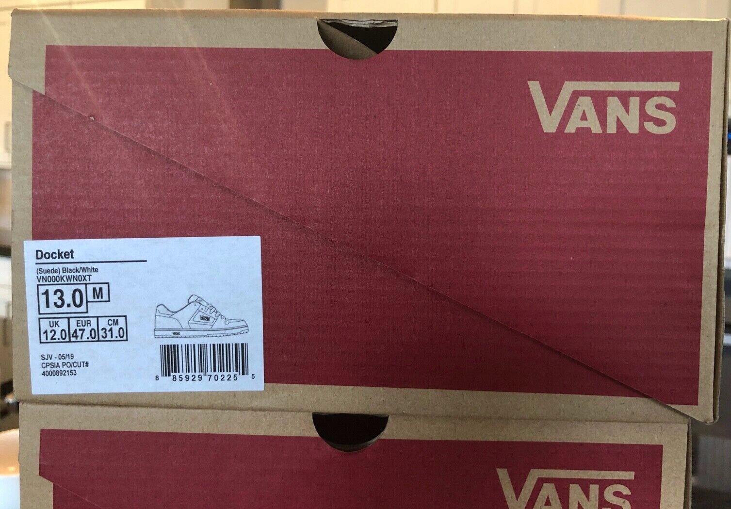 vans docket ebay