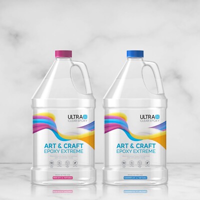 UltraClear Art & Craft Epoxy Resin | Bubble Free, Low Odor,  1 Gallon Epoxy Kit