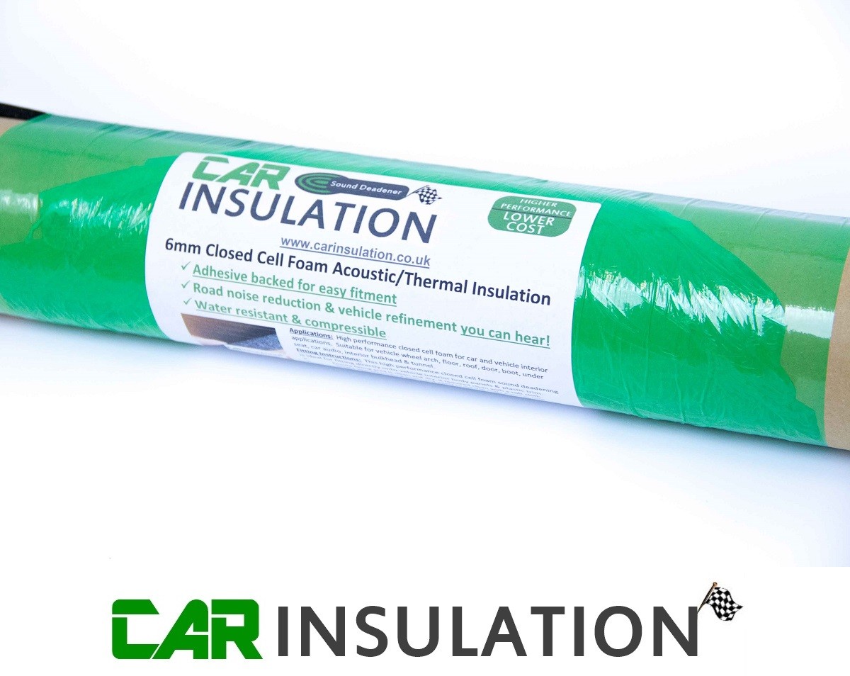 2M Sound Deadening Mat Roll Car Van.Insulation-10mm Thick Closed Cell