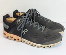 On Cloud Cloudflow Helion Cloudtec Women's Size 9.5 Rock Rose Grey Running Shoes