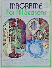 Vintage Macrame Booklet from the 1970s-47 projects - See Description for content