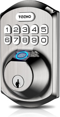 Fingerprint Türschloss TEEHO Keyless Entry mit Tastatur   Elektronisch