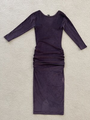 JAMES PERSE RUCHED BODYCON DRESS STRENGTHY VELVET FIG: Sz 0/XS, MSRP $265, NWI | eBay JAMES PERSE RUCHED BODYCON DRESS STRENGTHY VELVET FIG: Sz 0/XS, MSRP $265, NWI | eBay