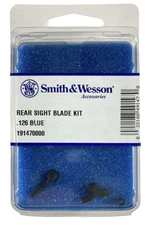 Smith & Wesson Rear Sight Blade Kit K, L, N-Frame Blue Blade