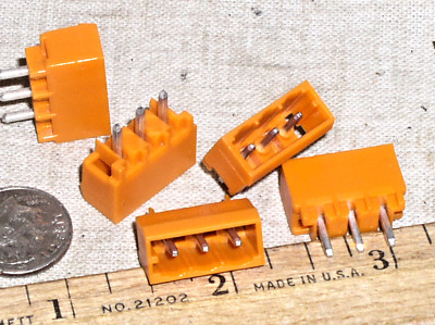 5 WEGO 231-363/001-000 15A PCB CONNECTOR PLUG 3 POS THT MALE .2'' 5.08MM MCSMIDI