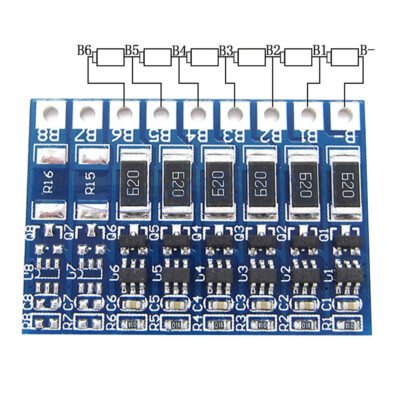 6S 22.2V 4.2V 18650 Li-ion Battery Polymer BMS Protection Balance Board New