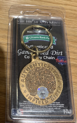 Philadelphia Phillies Citizens Bank Park Infield Dirt Key Ring MLB - Harper