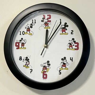 Reloj Clasico Manecillas Mickey Vintage Mickey Mouse Disney Wall