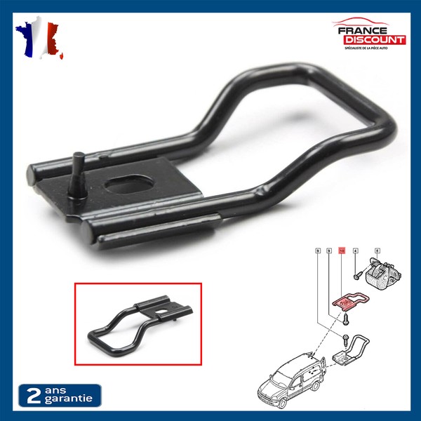 Obere Heckklappen SchließHaken Verriegelung FüR Renault Kangoo 97-10 8200347712-image