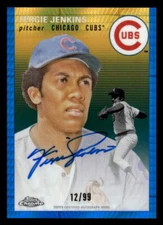 Fergie Jenkins 2023 Topps Chrome Platinum #CPA-FJ Aut0 Blue Prism #12/99