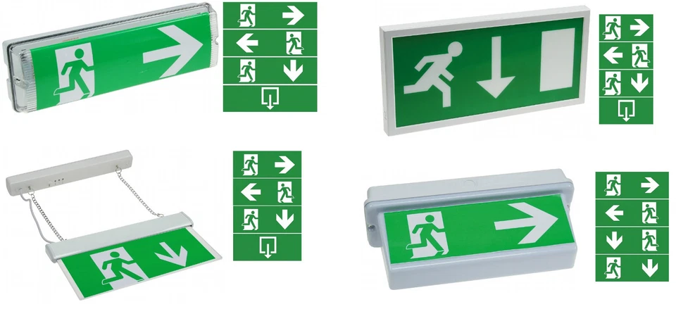 CHILITEC LED Fluchtwegleuchte Notbeleuchtung Notleuchte Notausgang Notlicht Fluchtweg