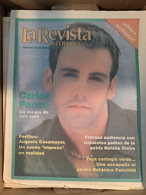 *La Revista Del Diario - Carlos Ponce  - March 2000
