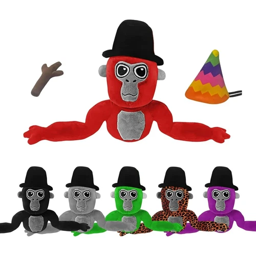 UPDATED Gorilla Tag Plush Monkey Stuffed Animal for Kid Birthday Xmas Gift NEW - Picture 1 of 50