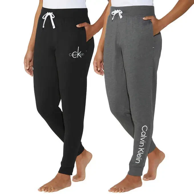 Womens black sale calvin klein joggers