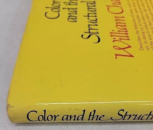 COLOR AND THE STRUCTURAL SENSE - WILLIAM CHARLES LIBBY First Edition Please Read - Picture 2 of 10
