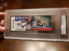 Bill Parcells Signed Giants Ticket Sept 20 2015 PSA DNA New York Giants