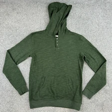 Tucker + Tate Hoodie Boy's XXL 18/20 Green Long Sleeve Button Placket Pullover