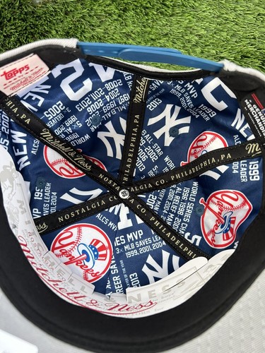 2024 MITCHELL & NESS TOPPS X LIDS MARIANO RIVERA YANKEES HAT OSFM RARE /336 - Picture 5 of 5