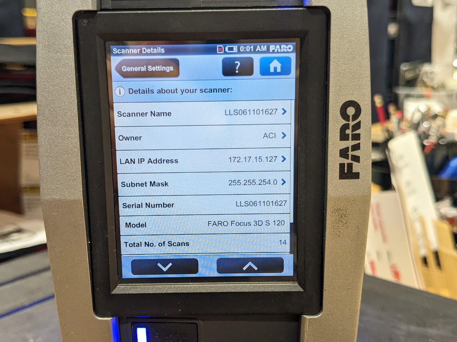 FARO Laser Scanner Focus 3D S120 Full Kit (Not Working, AsIs) eBay