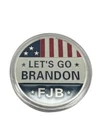 Let's Go Brandon FJB Colored .999 Silver 1 oz Medal Round USA Zero F'in Cents