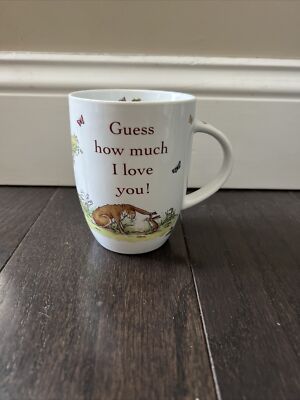 Guess How Much I Love You Mug 12Oz Coffee Tea Cup by Konitz 2020 Bunny Story NEW