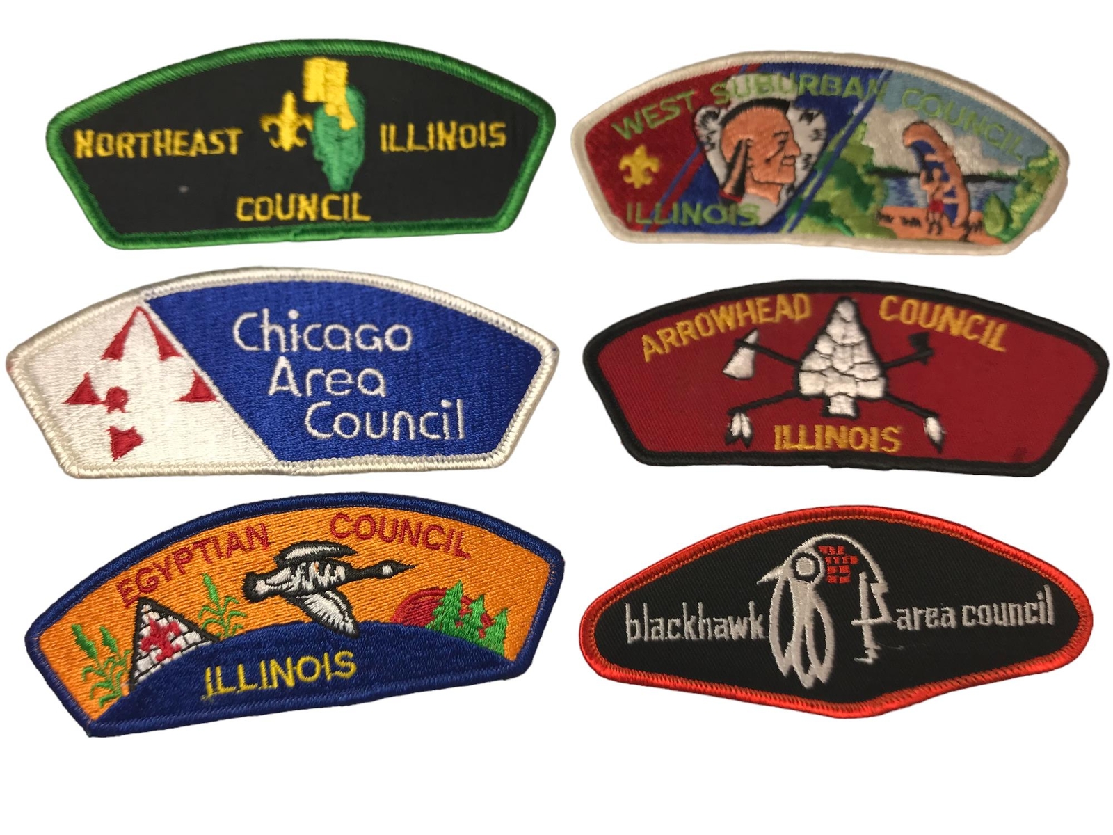 Lot of Illinois Councils 1/2 Dozen BSA CSPs Mint CSP (BHP1757) eBay