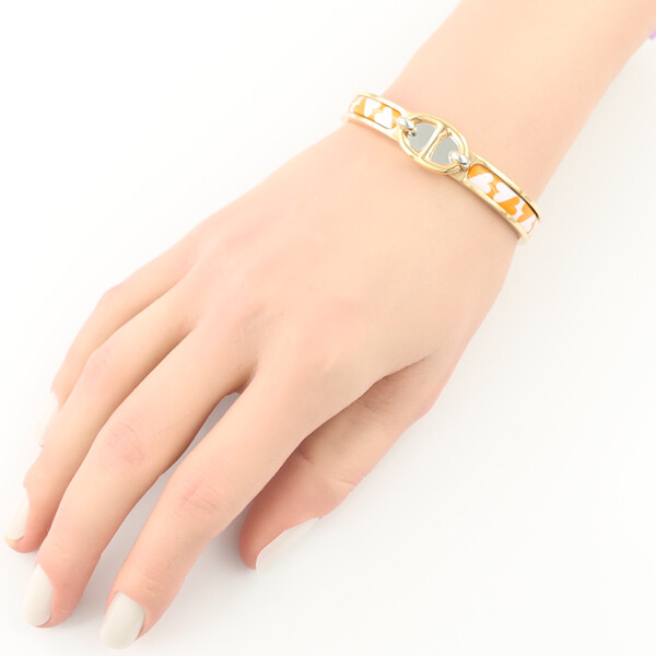Auth HERMES Bracelet Mini Clic Chaine d'ancre Cartes a Jouer