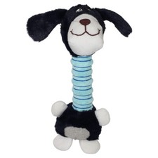 Pettimania Hundespielzeug Pl&uuml;sch mit Squeaker 32cm dunkelblau f&uuml;r Hunde