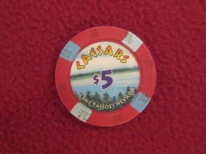 $5 Caesars Casino Chip - Lake Tahoe, NV 