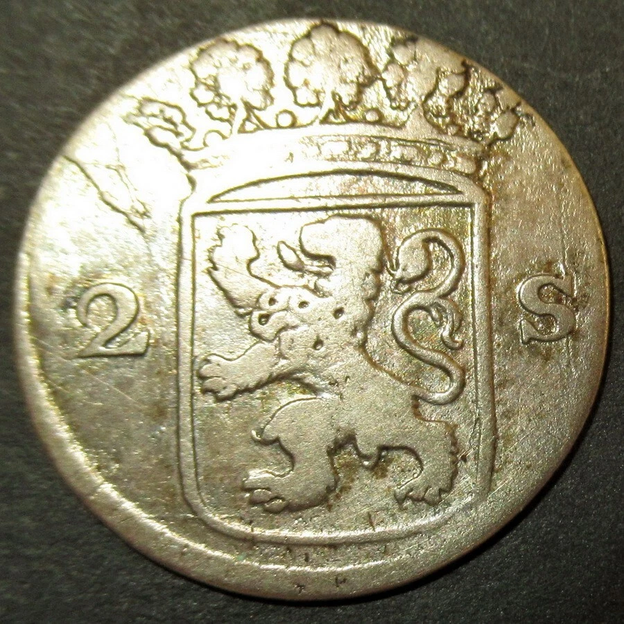 Certificate RRR Overdate 1767/6 Dutch Colonial New York Silver Lion Dime Holland - Image 2 of 4