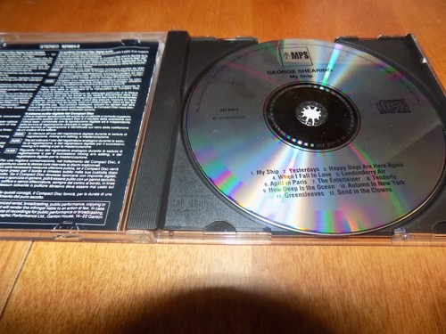 GEORGE SHEARING PIANO SOLO MY SHIP 12 Songs Classic Song Music Performance CD - Picture 3 of 4