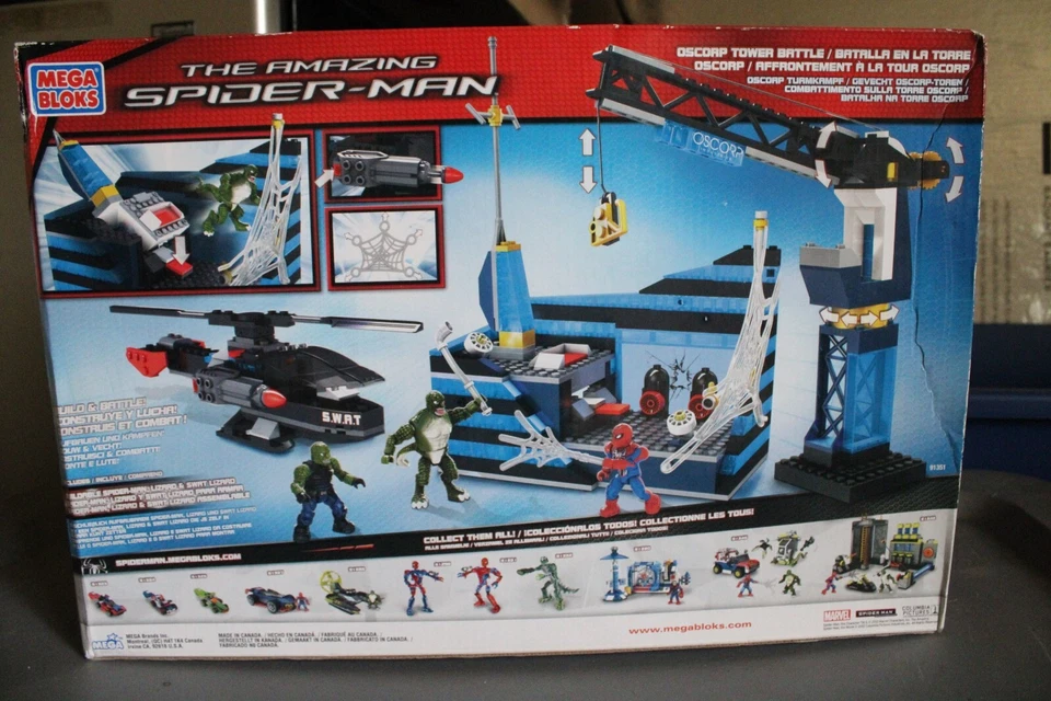 mega bloks the amazing spiderman lot 3 sets 91351, 91348, & 91330 Brand New - Image 4 of 4