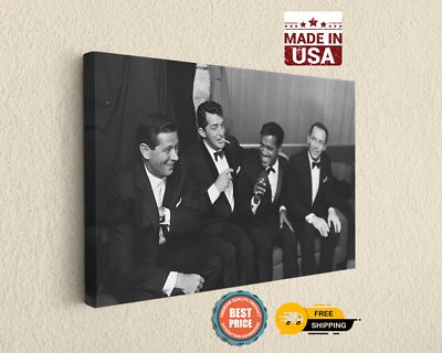 The Rat Pack Poster Carnegie Hall NY 1965 - Canvas Wall Decor