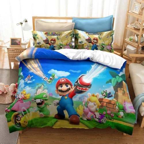 Cartoon Super Mario Kids Gift #19 Bedding Sets