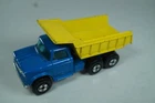 Matchbox Lesney Superfast 48 Dodge Dumper Truck Yellow & Blue Excellent